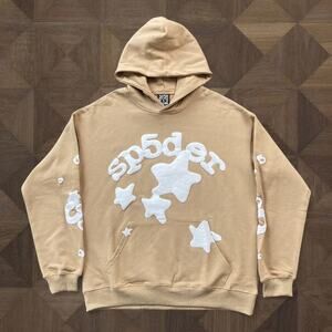 Sp5der Tan Hoodie